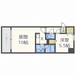 グランカーサ南13条の物件間取画像